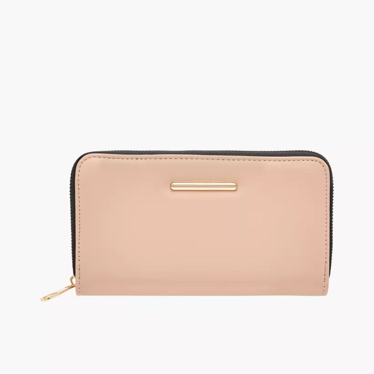 Nude Pink 3 piece Tote Bag Set with Crossbody Bag and Wallet