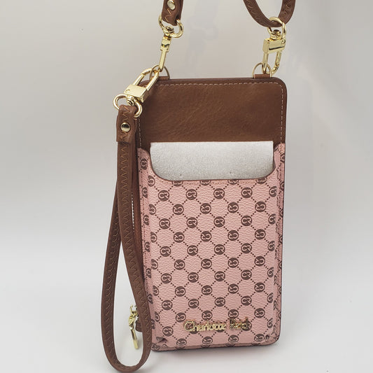 Wallet, Card & Phone Holder with Long Strap