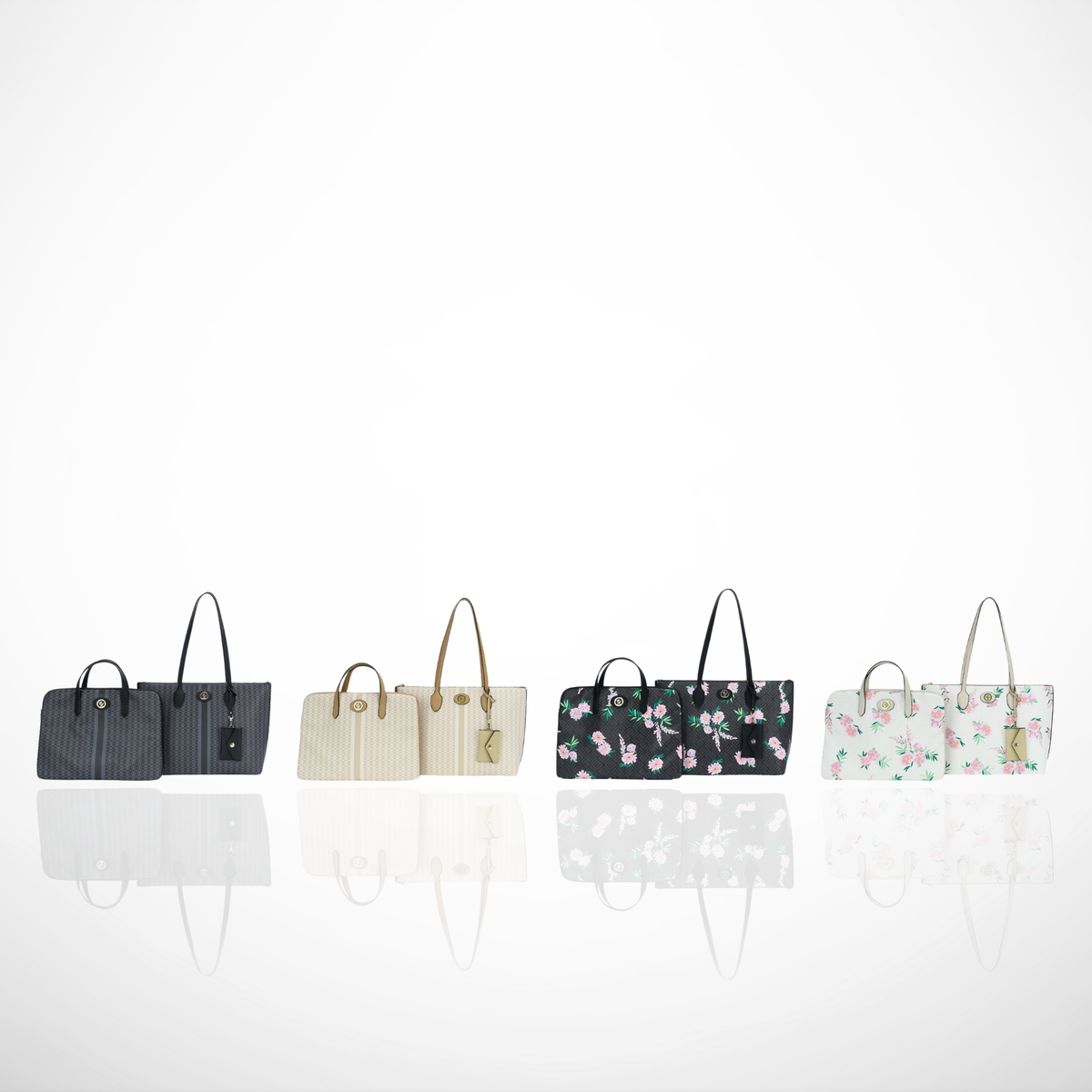 Sara Black Tote & Laptop Case Set