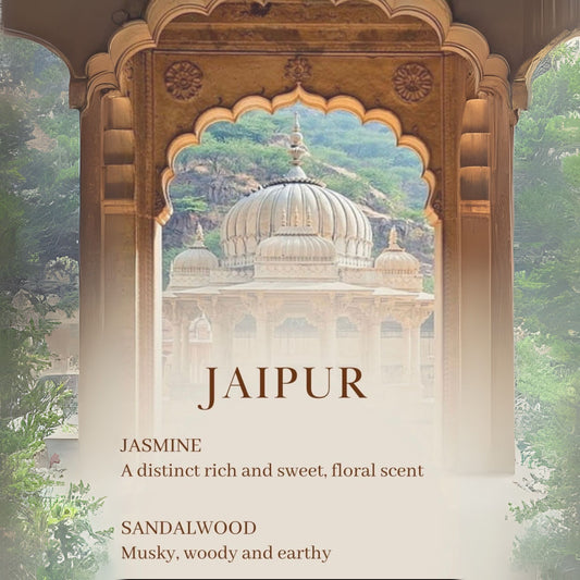 Description of 'Jaipur' scents from MY Casa Decor and InStyle Fashion HK.