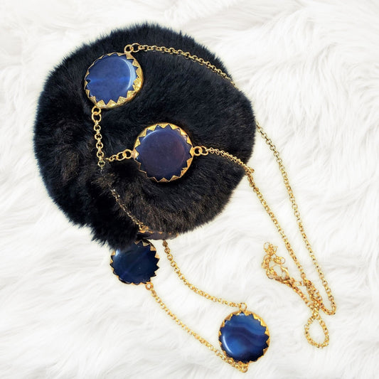 Blue Velvet Necklace