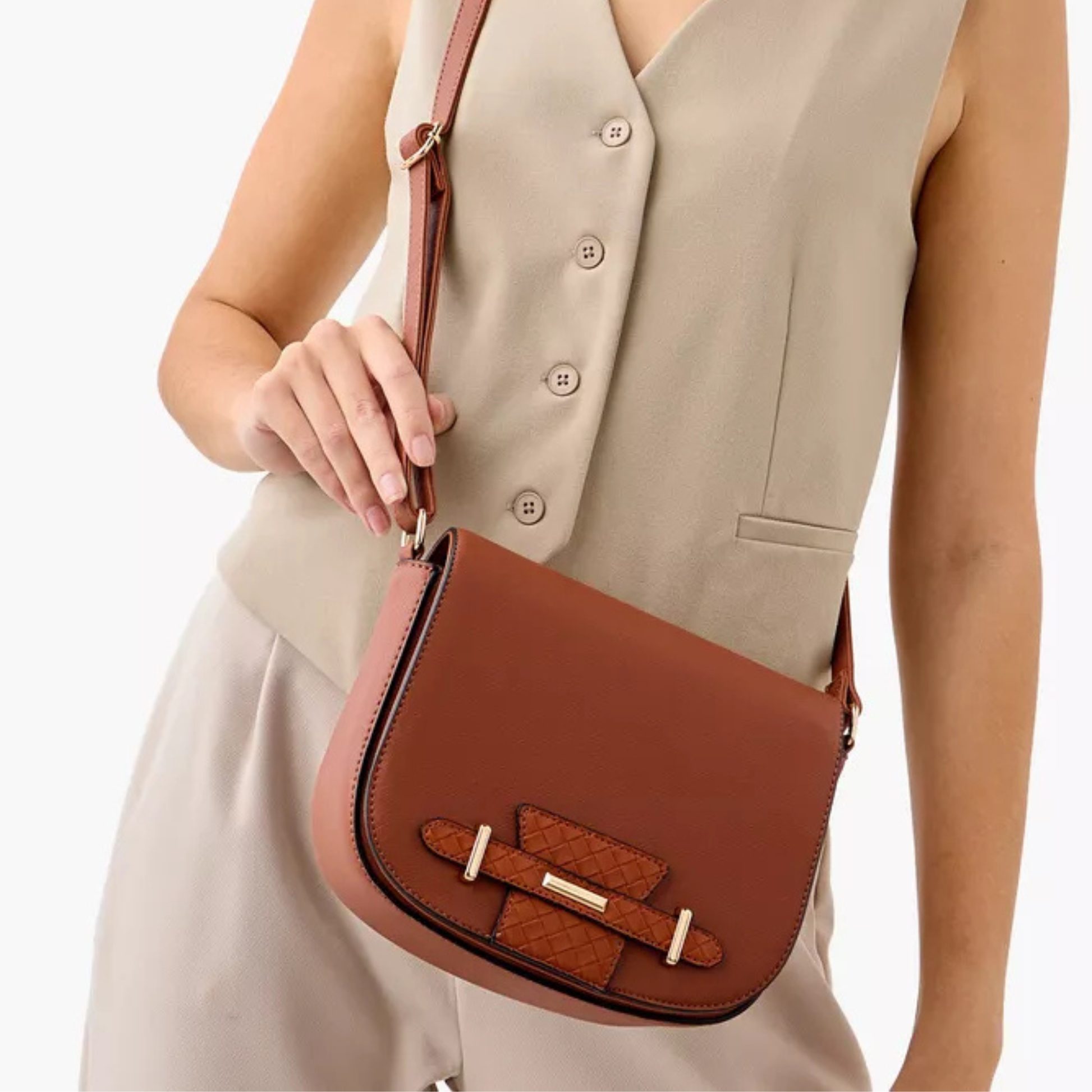 brown handbag set HK, 3-in-1 tote wallet crossbody, stylish bags Hong Kong