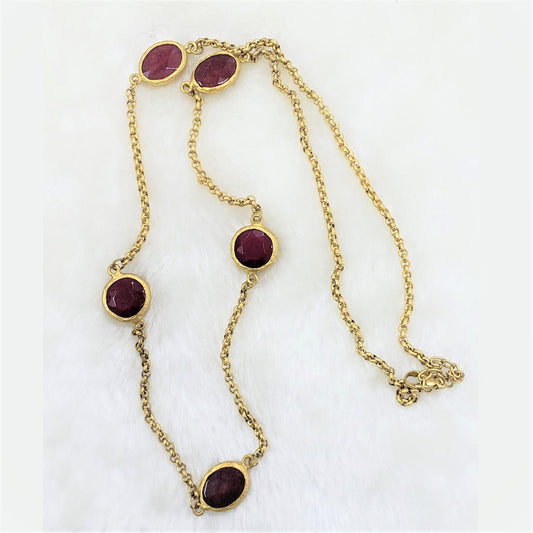 Red Vixen Teardrop Necklace