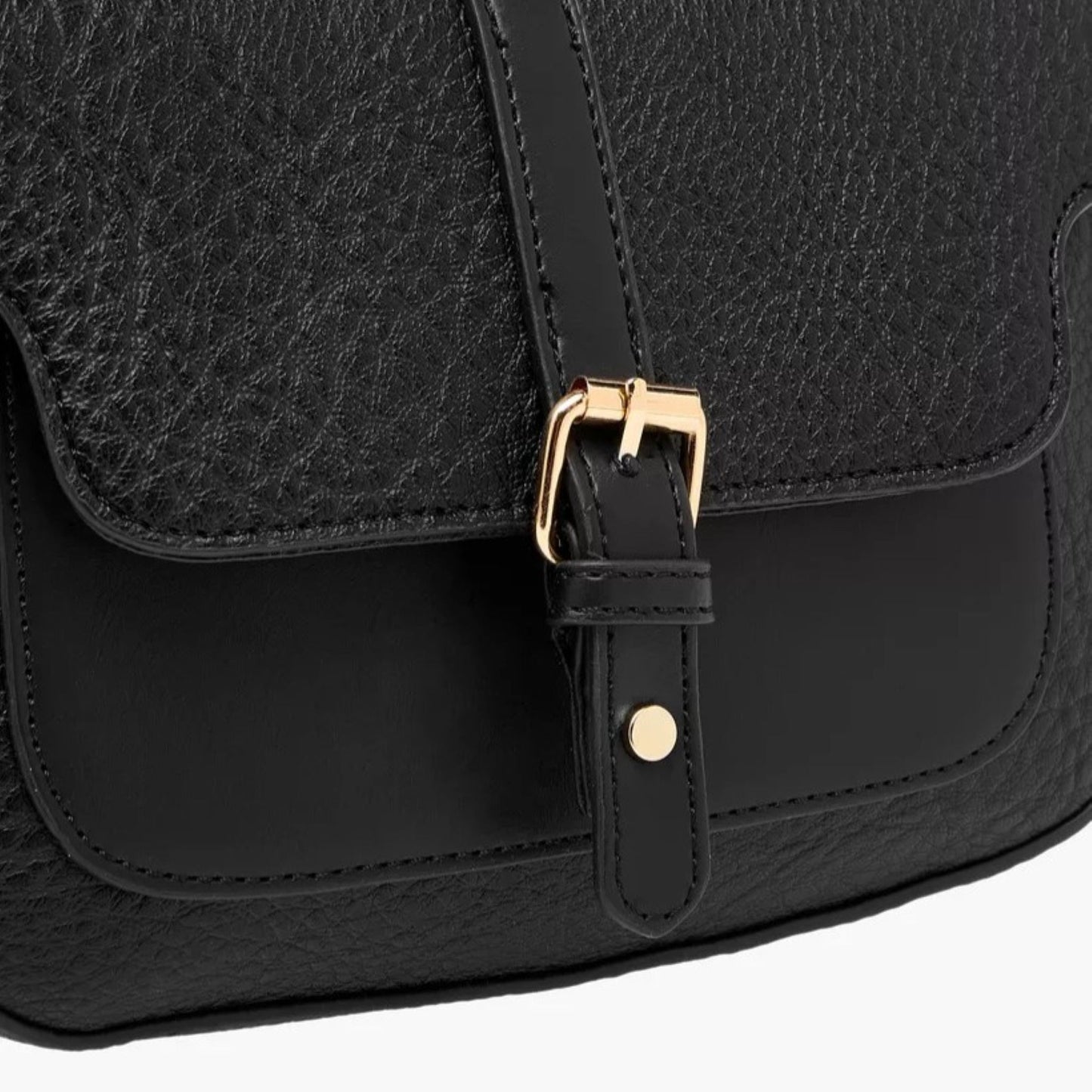Black 3 piece Tote Bag Set with Crossbody Bag and Wallet