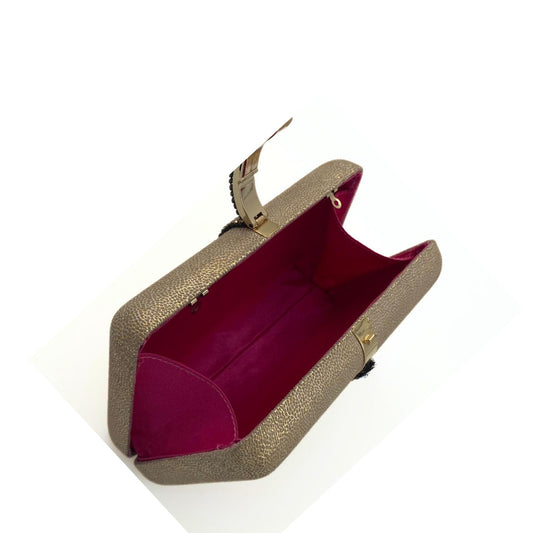 Verona Clutch in Gold