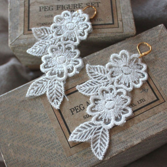 Spring Bouquet Lace Earrings