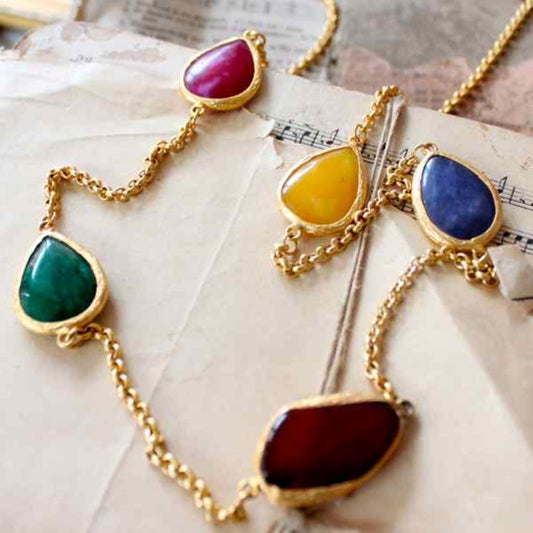 Hidden Treasures Teardrops Necklace