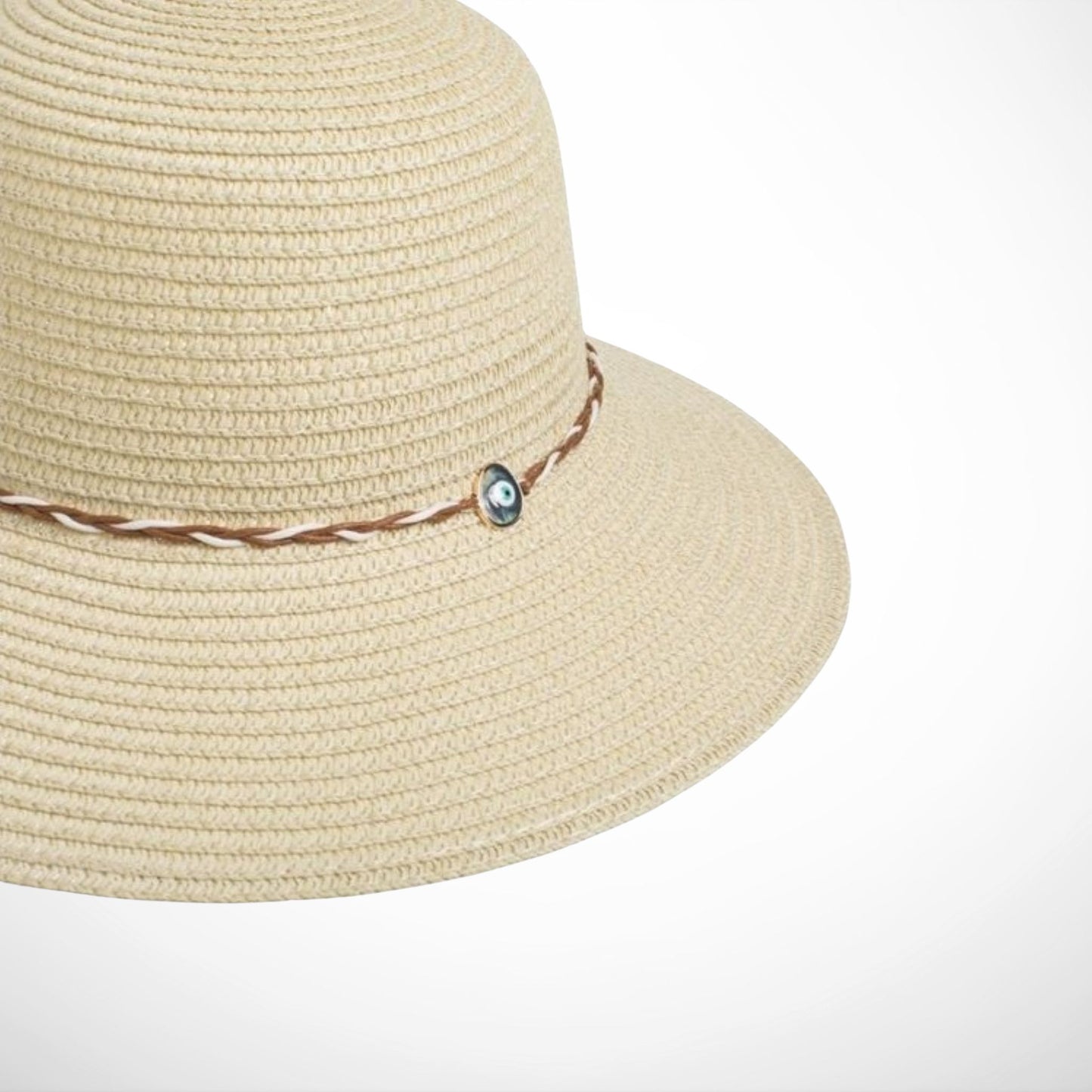 Evil Eye Straw Hat
