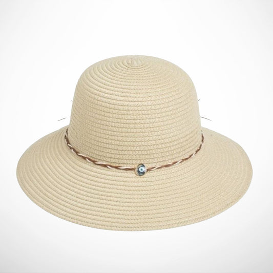 Evil Eye Straw Hat
