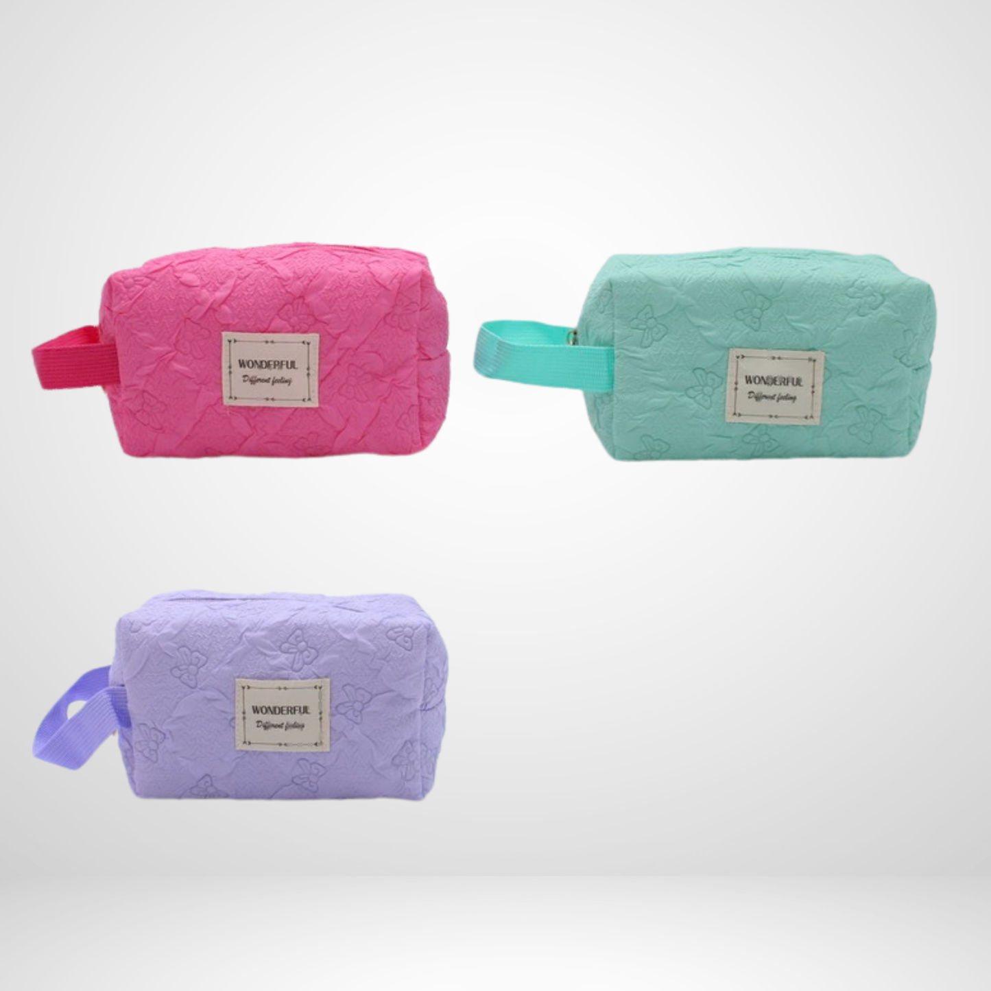 Quilted Cosmetic Travel Bag