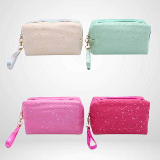 Waterproof Glitter Cosmetic Travel Bag