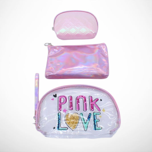 3 Piece Pouch "Love"