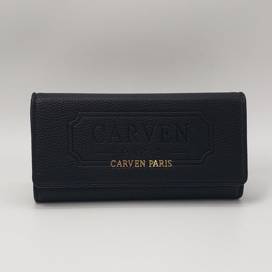 Black Embossed Wallet