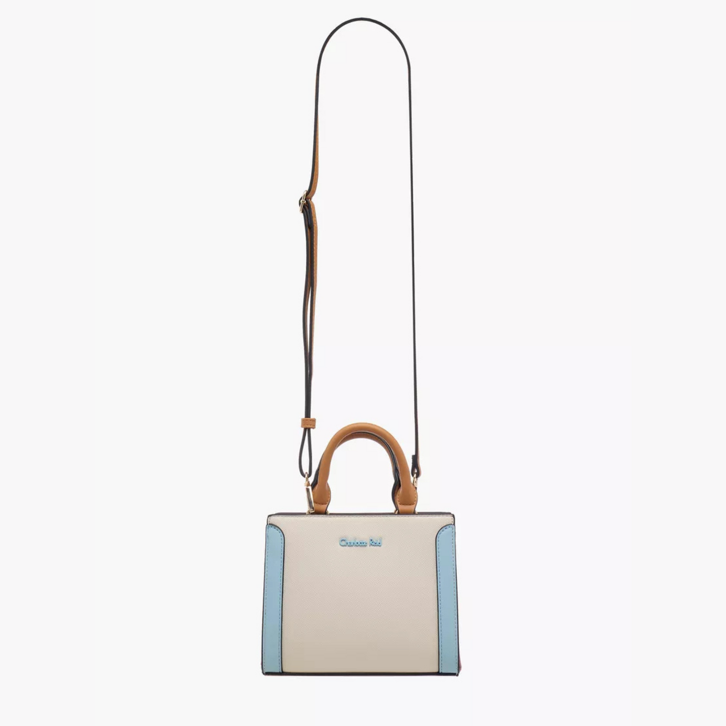 Pastel Tone Tote Bag with Double Handle and Zip Closure