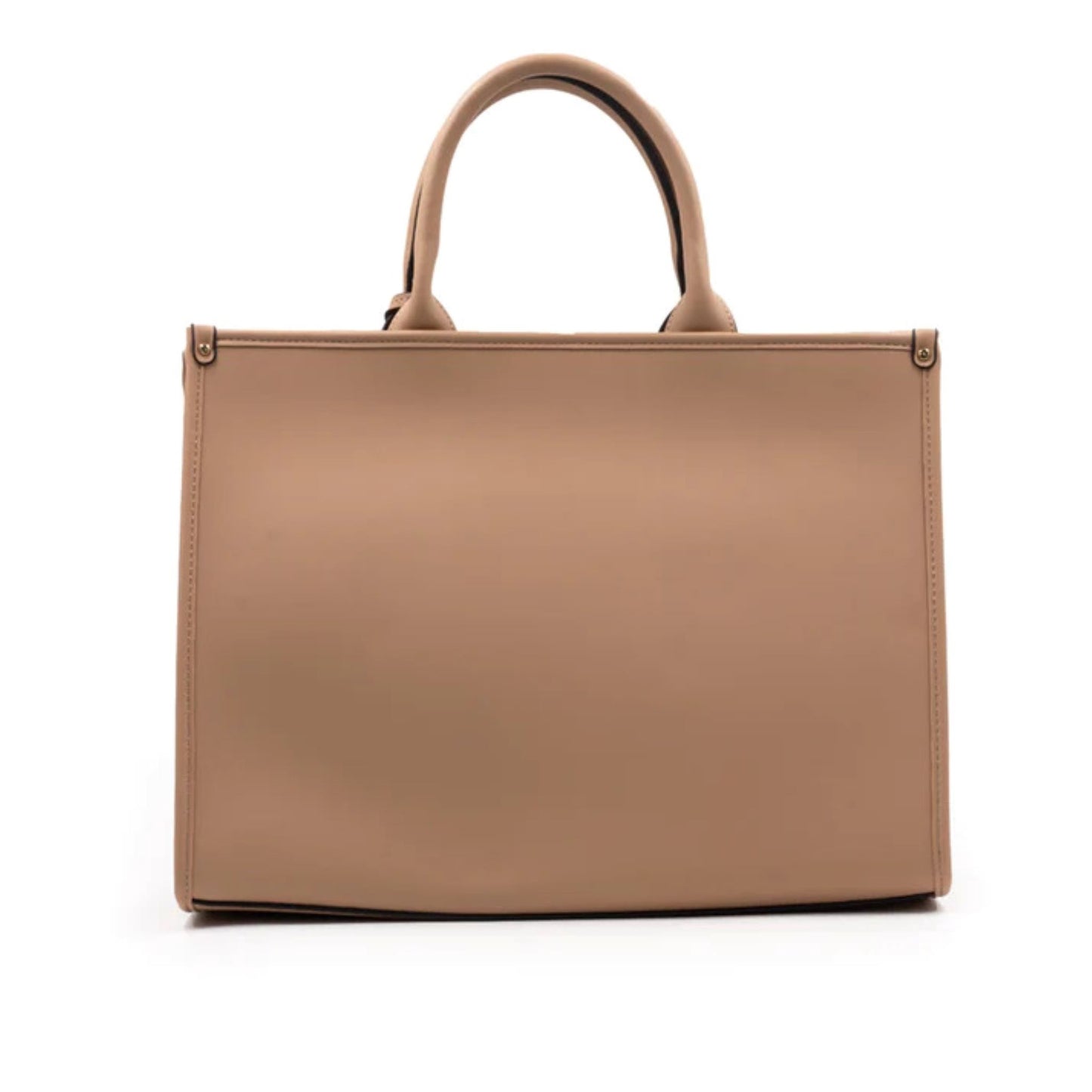 Beige CR Tote Satchel Book Bag