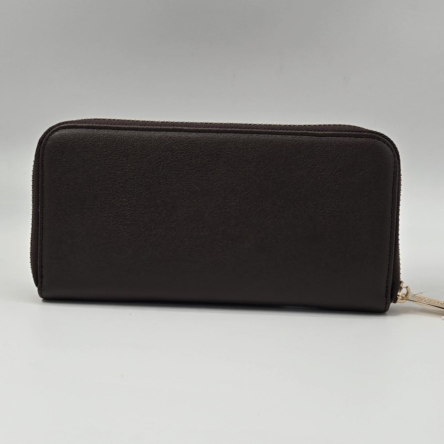 Brown Multi-Colour Zipper Wallet