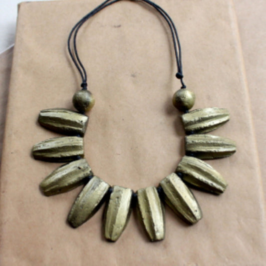 Bronze finish "Cowrie Shell" Necklace