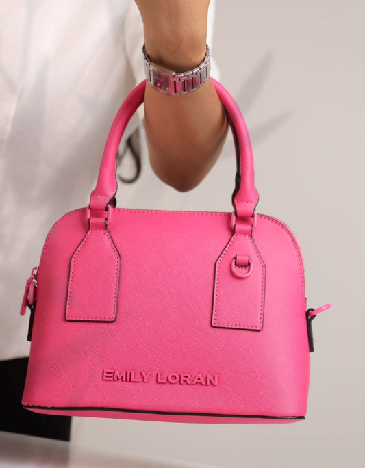 Fuschia Top Handle Bowling Bag