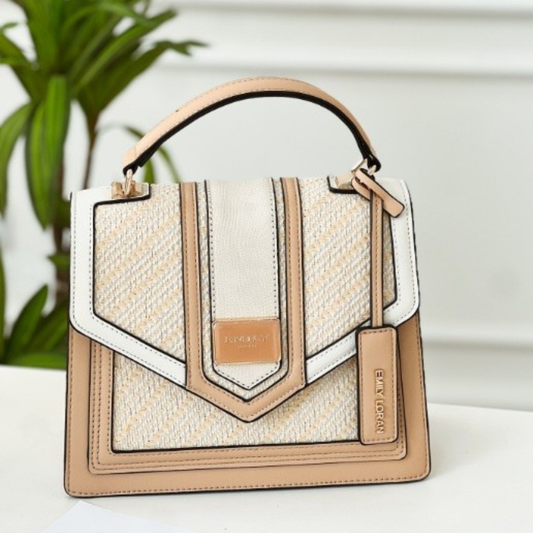 Tan Emily Handbag Satchel