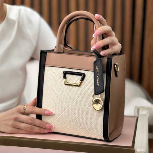 Tan Emily Signature Mini Tote
