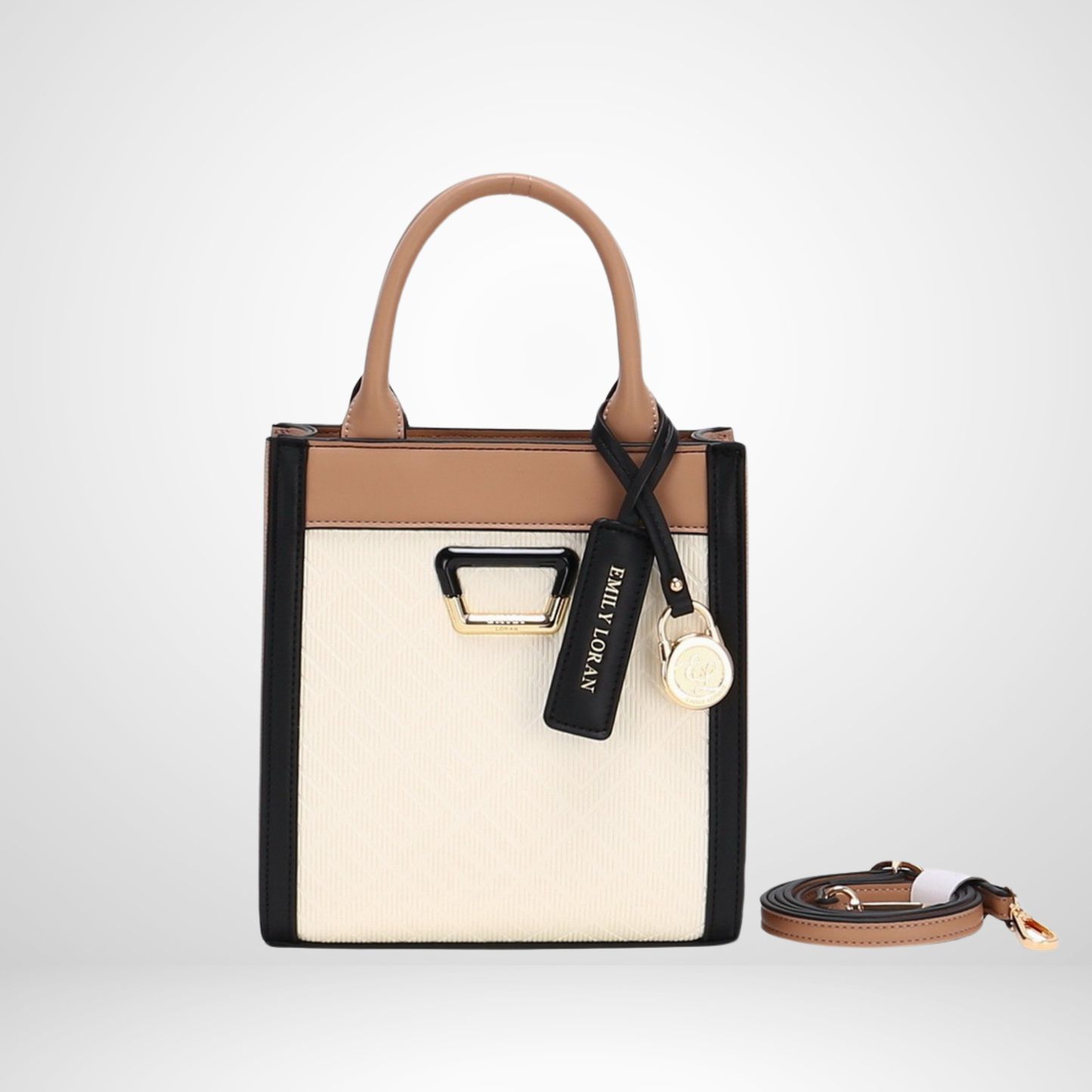 Tan Emily Signature Mini Tote