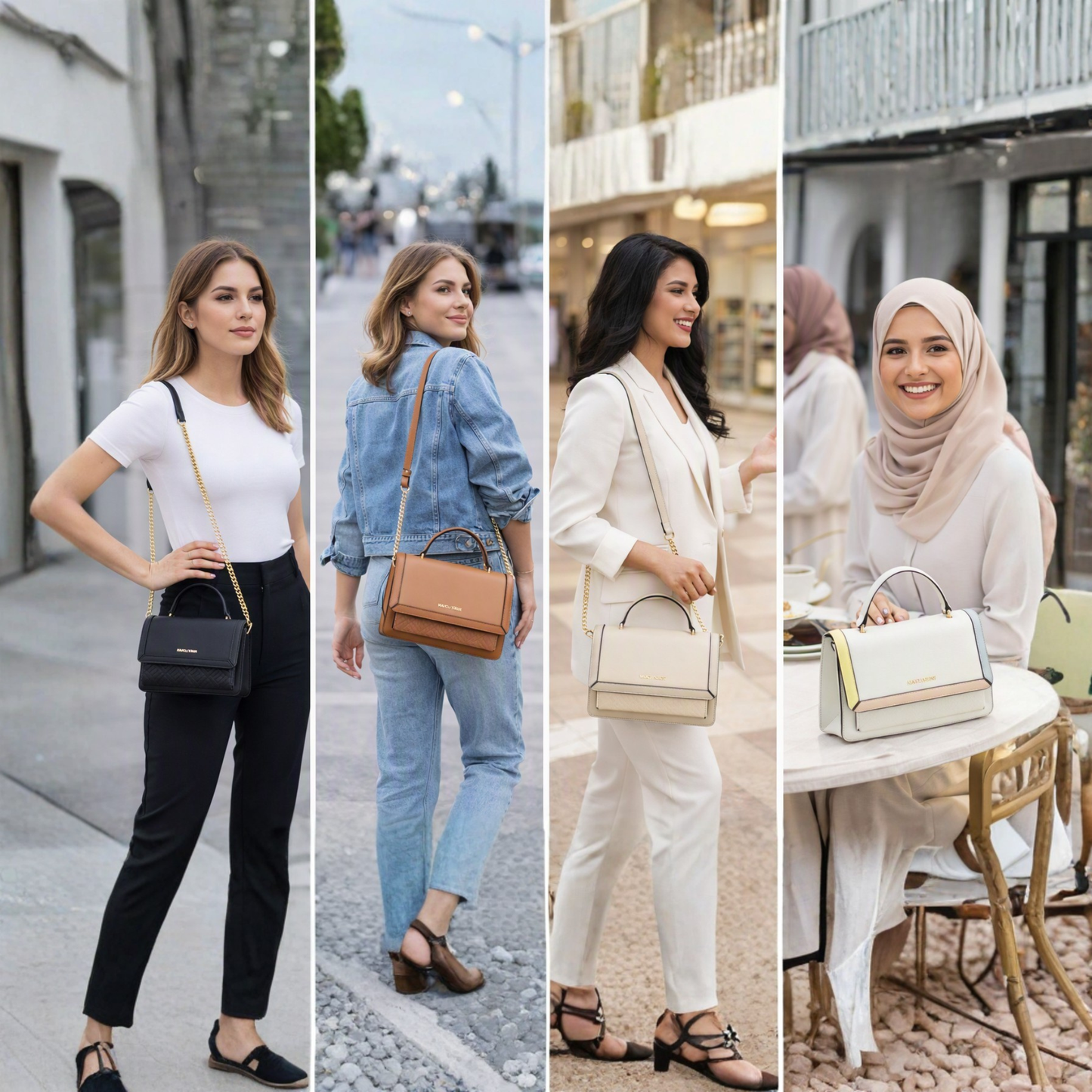 Elegant Top Handle Crossbody Bag