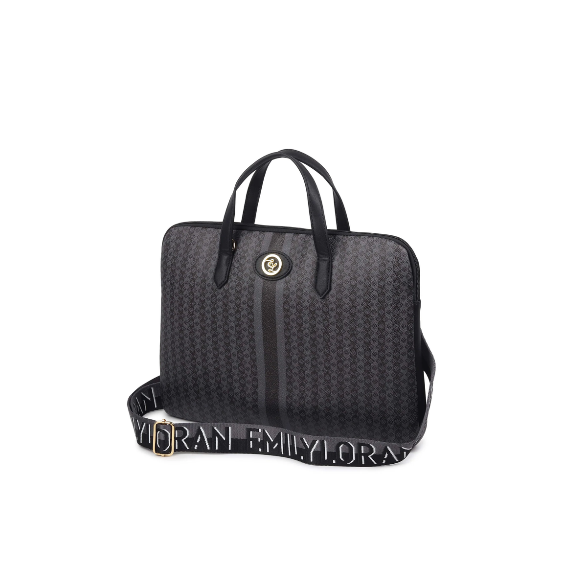 Sara Black Tote & Laptop Case Set