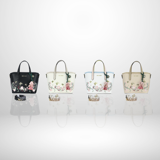 Adeline Floral Tote Bag with Strap