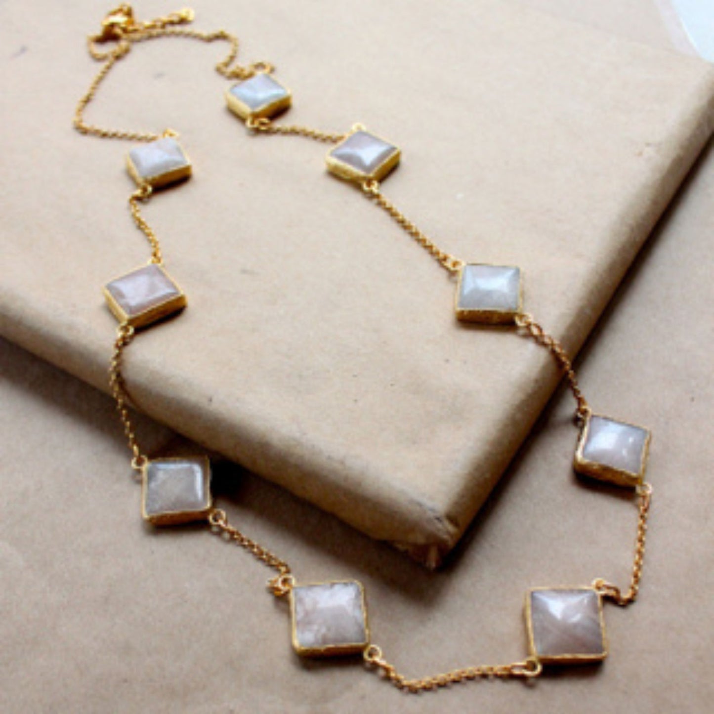 Moonstone Earth Necklace