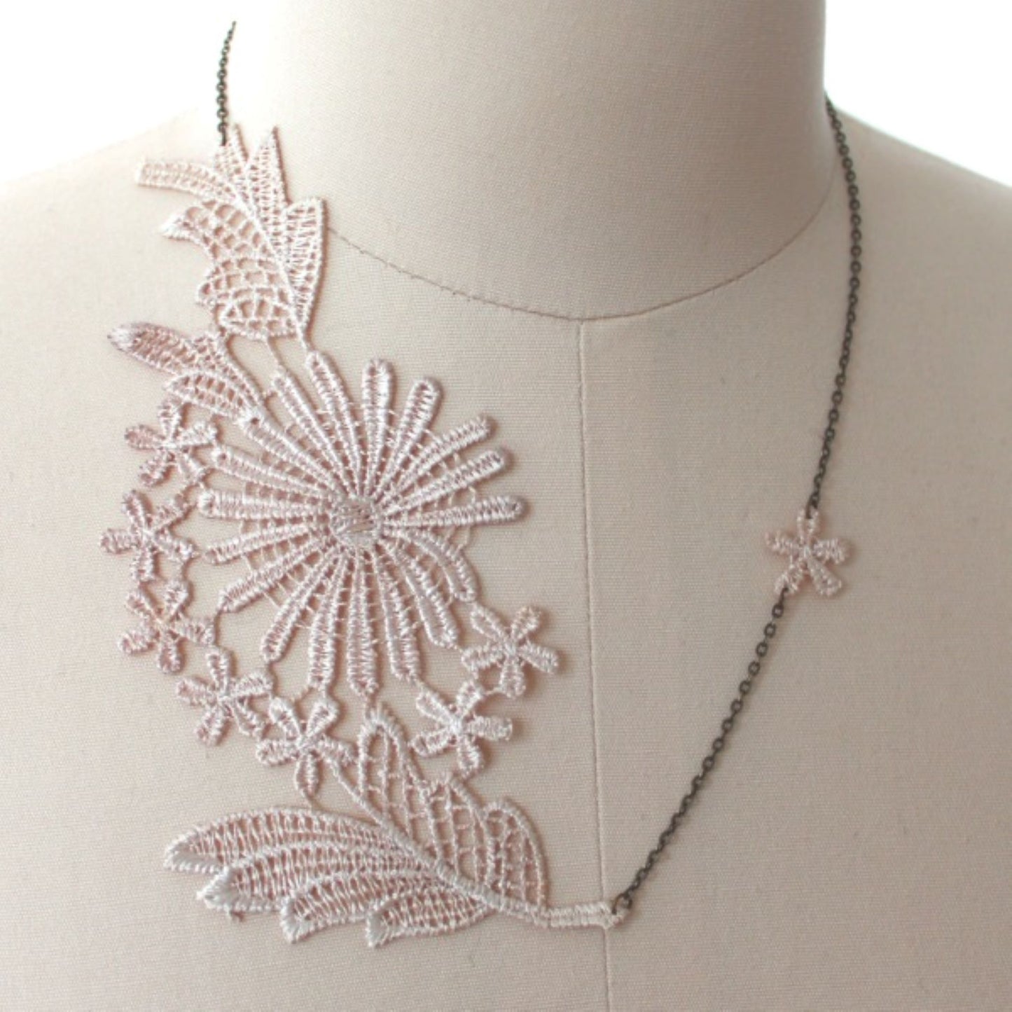 Sunflower Lace Necklace