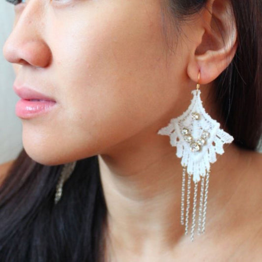 Flutter Lace Earrings