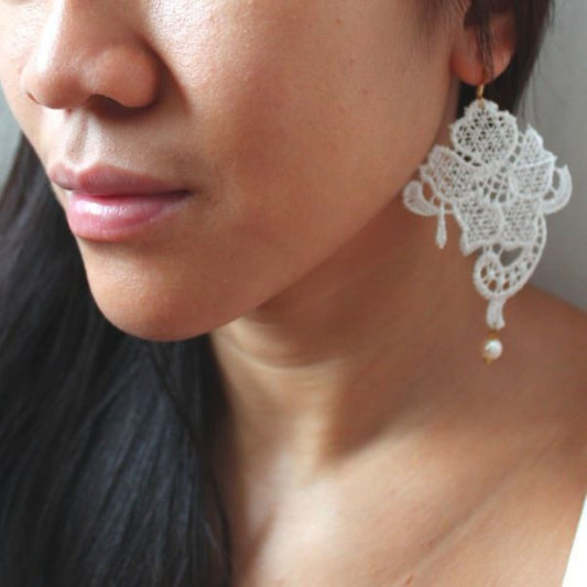 Girl with the Pearl Lace Earrings